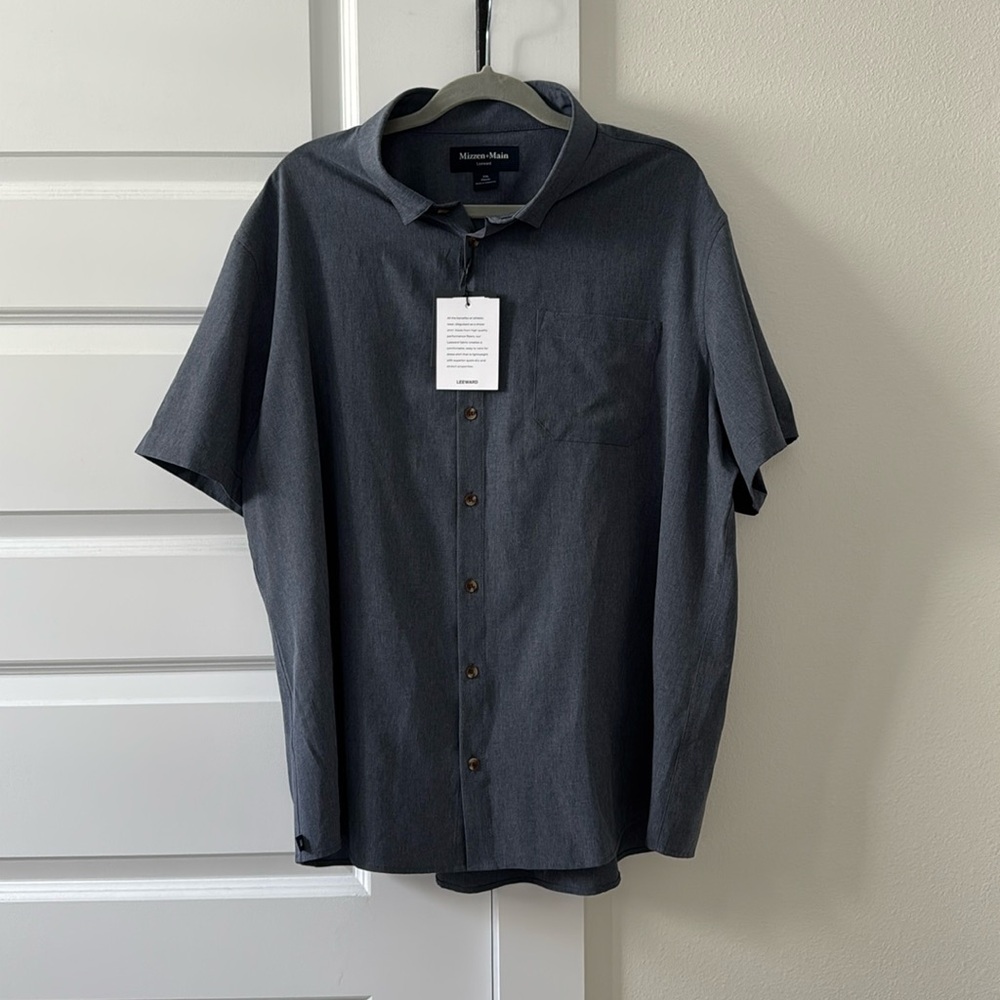 Leeward short sleeve button down